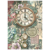 Stamperia A6 Mini Rice Paper, Gardens of Time