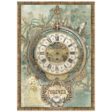 Stamperia A6 Mini Rice Paper, Gardens of Time