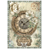 Stamperia A6 Mini Rice Paper, Gardens of Time