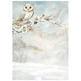 Stamperia A6 Rice Paper Backgrounds, The Owl's House (8 Sheets)