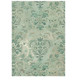 Stamperia A6 Rice Paper Backgrounds, Gardens of Time