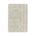 Stamperia Silicone Mold A5 Art of Travelling - Belts and Handles