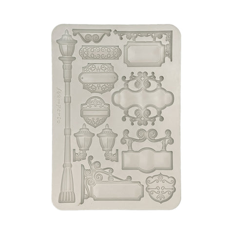 Stamperia A5 Silicone Mould, Art of Travelling - Plates