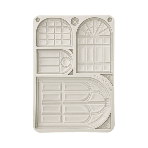 Stamperia A5 Silicone Mould, Masquerade - Windows