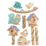 Stamperia A5 Silicone Mould, Furry Friends 2 - Birds