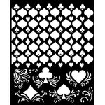 Stamperia Thick Stencil, Master of Magic - Cards Pattern