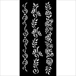 Stamperia Thick Stencil,- Timeless - 3 Borders