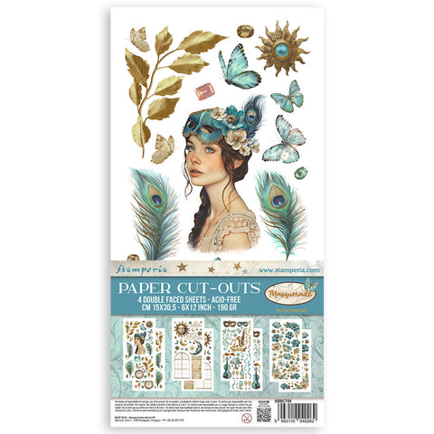 Stamperia Paper Cut-Outs, Masquerade