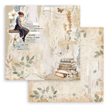 Stamperia 12"X12" Paper Pad, Create Happiness Secret Diary