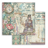 Stamperia 12X12 Paper Pad, Gardens of Time