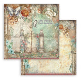Stamperia 12X12 Paper Pad, Gardens of Time