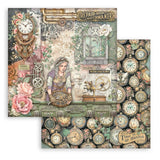 Stamperia 12X12 Paper Pad, Gardens of Time