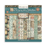 Stamperia 12X12 Backgrounds Paper Pad, Gardens of Time