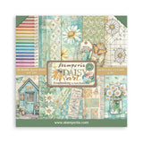 Stamperia 8X8 Paper Pad, Daisy Art