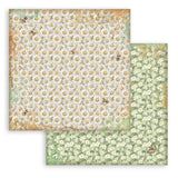 Stamperia 8X8 Backgrounds Paper Pad, Daisy Art