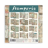 Stamperia 8X8 Paper Pad, Gardens of Time