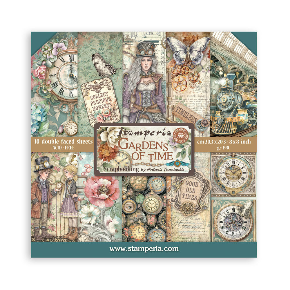 新作！おすそ分けファイル♡ スタンペリア・GARDENS OF TIME♡ A5 Stamperia – Tagged 