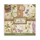 Stamperia 8X8 Paper Pad, All Around