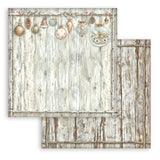 Stamperia 8X8 Backgrounds Paper Pad, White Christmas