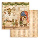 Stamperia 8X8 Paper Pad, Silent Night