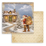 Stamperia 8X8 Paper Pad, Silent Night