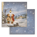 Stamperia 8X8 Paper Pad, Silent Night