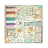 Stamperia 8X8 Maxi Paper Pad, Daisy Art