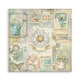 Stamperia 8X8 Maxi Paper Pad, Daisy Art