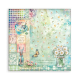 Stamperia 8X8 Maxi Paper Pad, Daisy Art