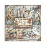 Stamperia 12X12 Maxi Paper Pad, The Owl's House