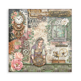 Stamperia 12X12 Maxi Paper Pad, Gardens of Time