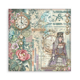 Stamperia 12X12 Maxi Paper Pad, Gardens of Time
