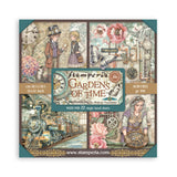 Stamperia 12X12 Maxi Paper Pad, Gardens of Time