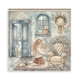 Stamperia 12X12 Maxi Paper Pad, White Christmas