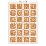 Stamperia Junk Journal Backgrounds + Stickers + Cut Outs, Candy Christmas