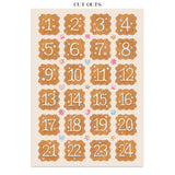 Stamperia Junk Journal Backgrounds + Stickers + Cut Outs, Candy Christmas