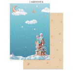 Stamperia Junk Journal Backgrounds + Stickers + Cut Outs, Candy Christmas