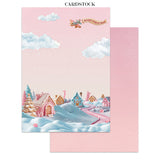 Stamperia Junk Journal Backgrounds + Stickers + Cut Outs, Candy Christmas