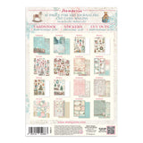 Stamperia Junk Journal Backgrounds + Stickers + Cut Outs, Winter Magic