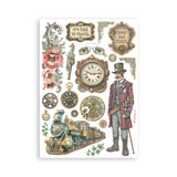 Stamperia A5 Washi Pad, Gardens of Time