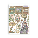 Stamperia A5 Washi Pad, Gardens of Time