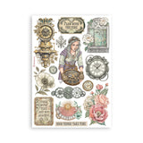 Stamperia A5 Washi Pad, Gardens of Time