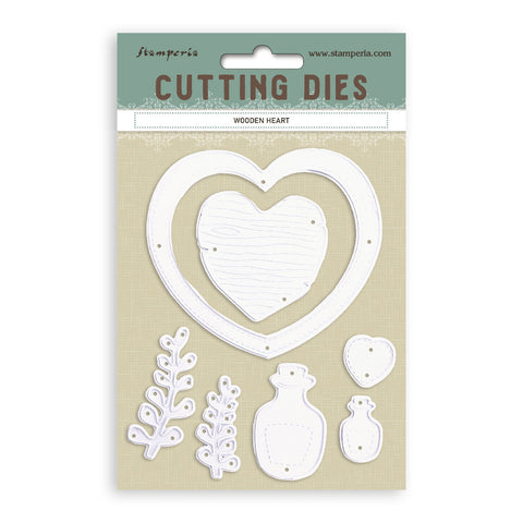 Stamperia  Cutting Dies A6 - Wooden heart