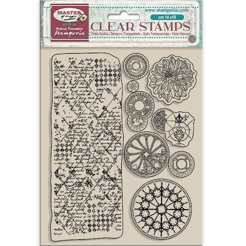 Stamperia Clear Stamps  Master of Magic - Border and Circles