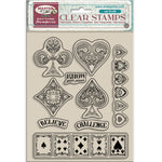 Stamperia Clear Stamps  Master of Magic - Playing Cards