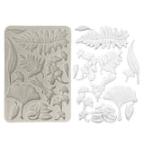 Stamperia A5 Silicone Mould, Herbarium Silvae - Botanical Leaf Collection