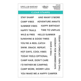 Spellbinders SUMMERTIME SENTIMENTS CLEAR STAMP SET BY ALLISON FRAZIER