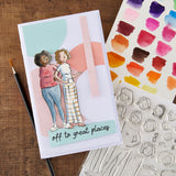 Spellbinders Illustrated Lady Clear Stamp Set by Josh Griffiths Studio