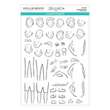 Spellbinders Illustrated Man Clear Stamp Set by Josh Griffiths Studio