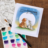 Spellbinders Wild Friends Clear Stamp Set by Josh Griffiths Studio